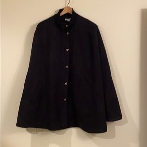 Isaac Mizrahi Live Black Cape Sz M